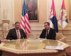 2 February 2022 The National Assembly Speaker in meeting with the US Deputy Assistant Secretary of State and Special Envoy for the Western Balkans